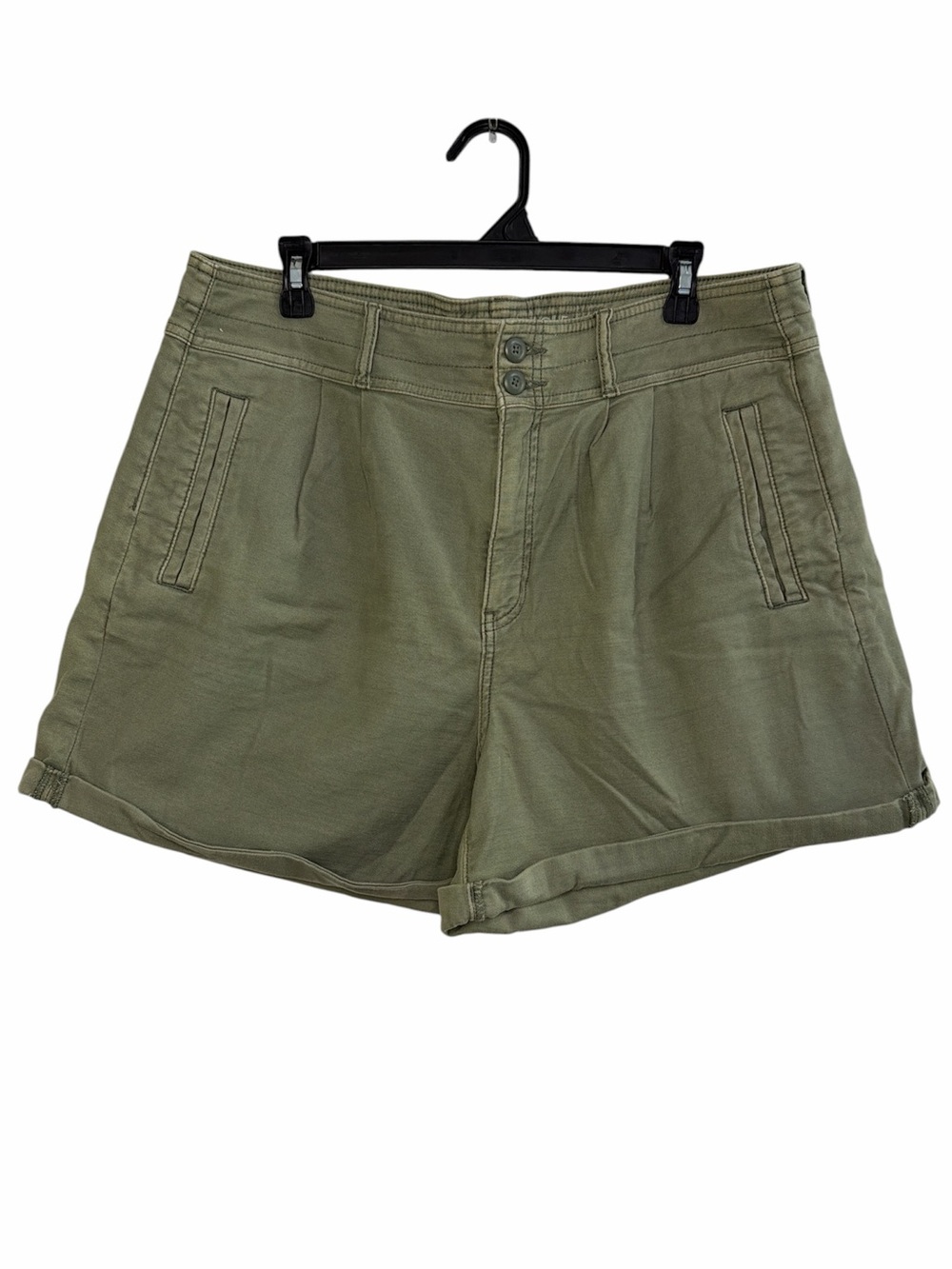 American Eagle Olive Green Stretch Utility Shorts Women’s 16